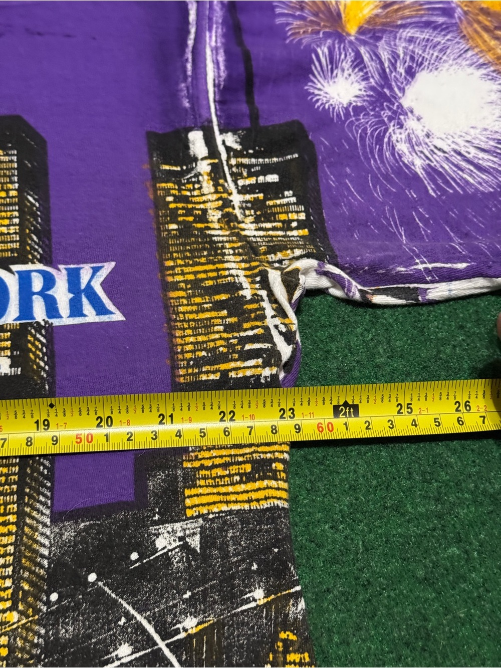 New York City NYC Vintage AOP T Shirt Skyline Skyscrapper XL T Shirt - Picture 6 of 7